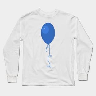 Single blue balloon Long Sleeve T-Shirt